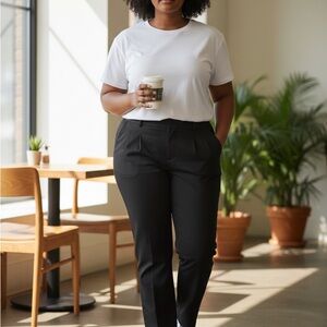 Classic Navy Women's Tailored Pants